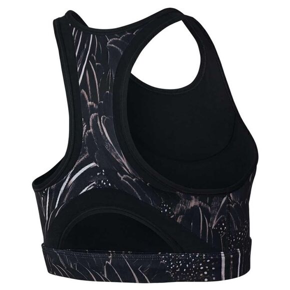 Nike Swoosh Mesh Sports Bra Black White  Support S - Picture 7 of 11